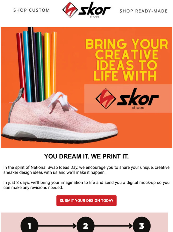 Let Your Creativity Run Wild With SKOR Sneakers!
