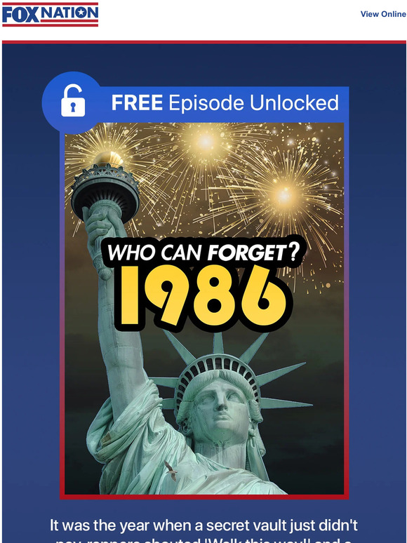 Fox News: Enjoy a FREE episode of 'Who Can Forget? 1986' | Milled