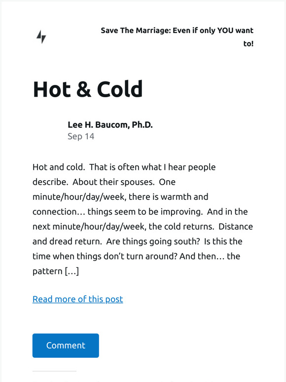 [New post] Hot & Cold