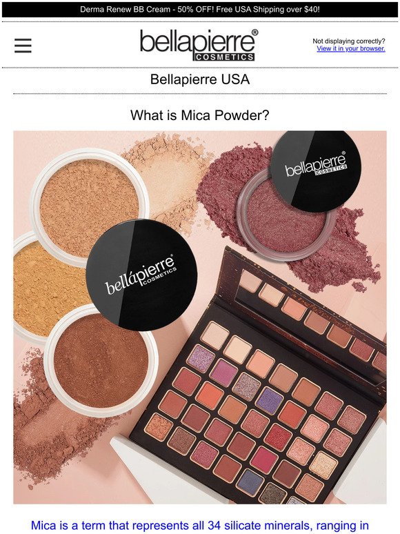 What is Mica Powder? - Bellapierre Cosmetics US