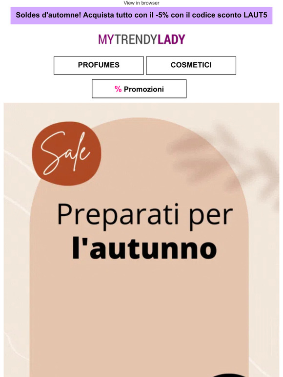 🔥 Fallo con stile con le nostre offerte 🔥