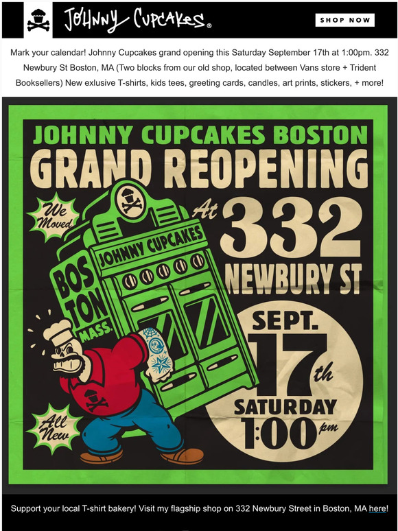 Johnny Cupcakes, Inc. Our magical world themed vault is now open! Milled