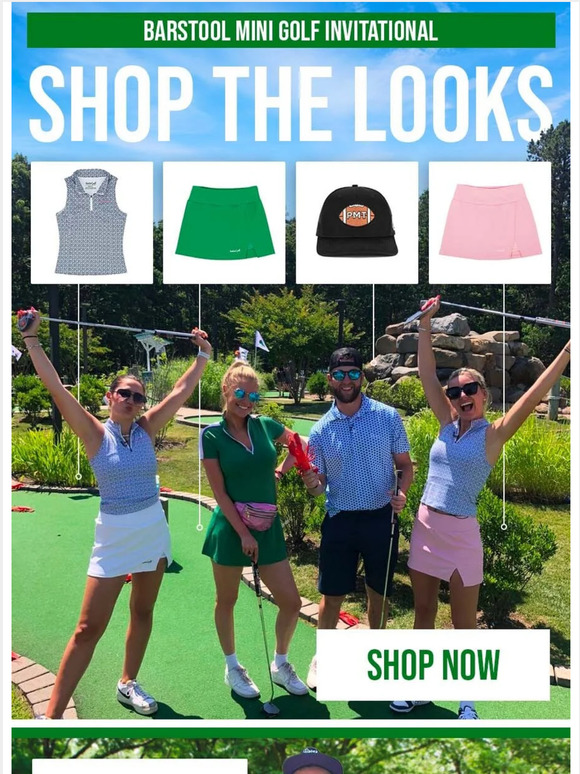 Barstool ⛳ Who Looked The Best On Day 1 Of Mini Golf? Milled