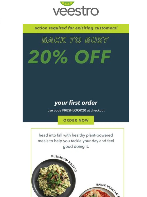 20% OFF | It's back to busy season 🍂