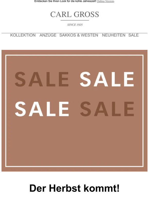Viele Herbst-Styles im SALE!
