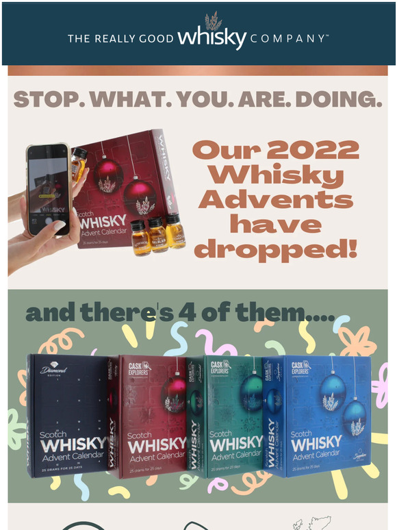 The Really Good Whisky Company THE BIG 2022 WHISKY ADVENT DROP