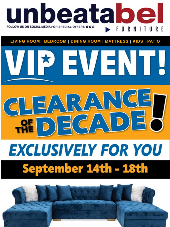 Clearance Of The Decade Sale ! Save Up To 75% Off This Week Only!