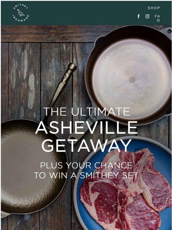Win an all-expenses paid getaway to Asheville, NC