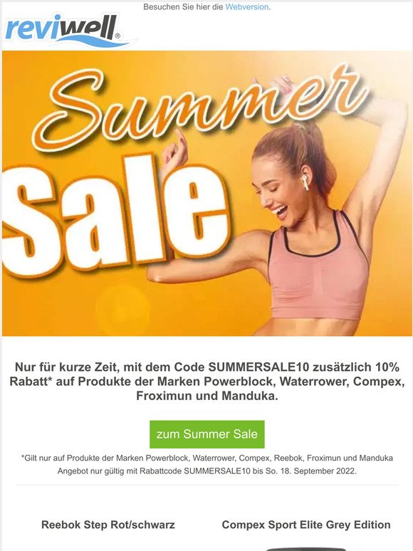 Finale Summer Sale - Bis zu 65% auf ausgewählte Produkte!