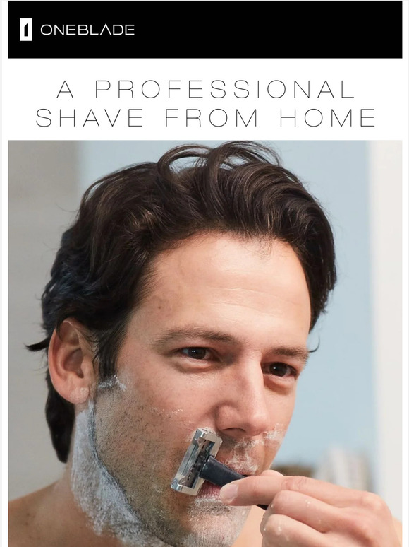 OneBlade Shave A Professional Shave From Home Milled