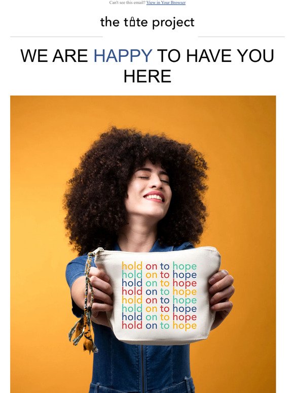 We're Happy You're Here!