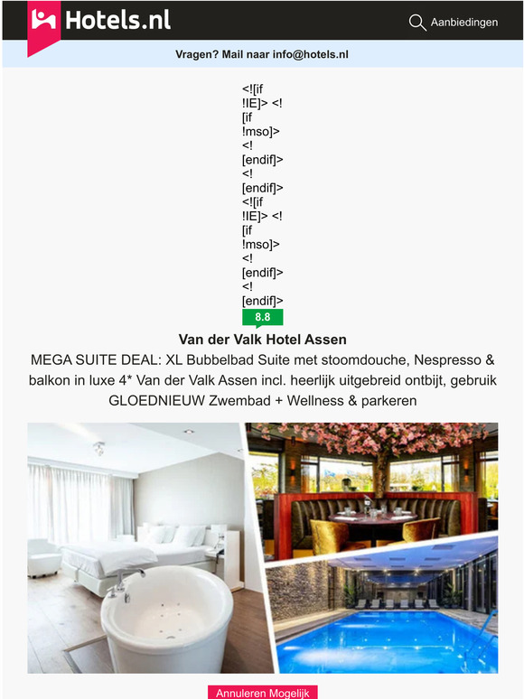 Mega Valk XL Bubbelbad Deal!