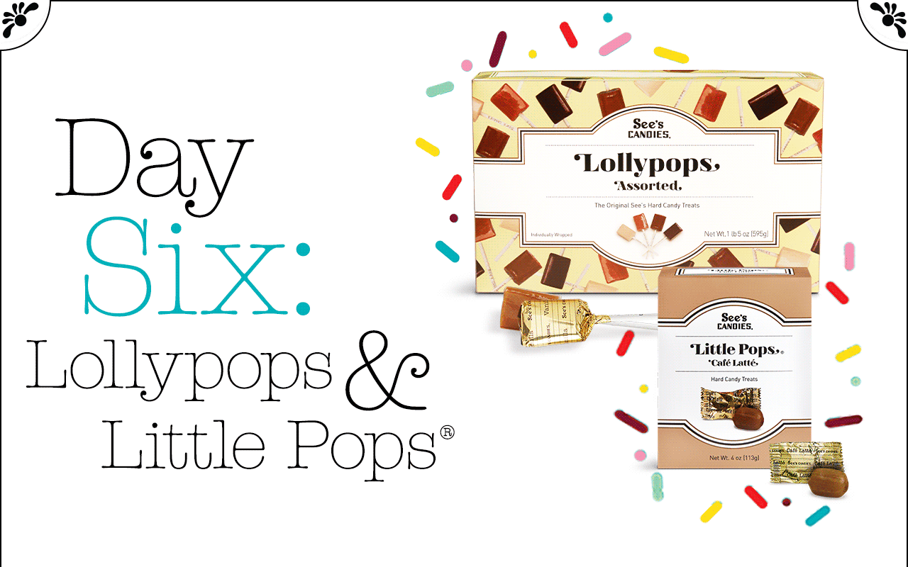 See's Candies, Inc. 🎁 Deal of the Day Lollypops & Little Pops® Milled