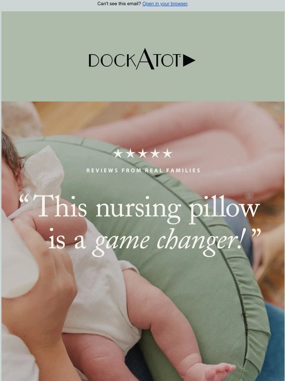 "This Nursing Pillow is a Game Changer"