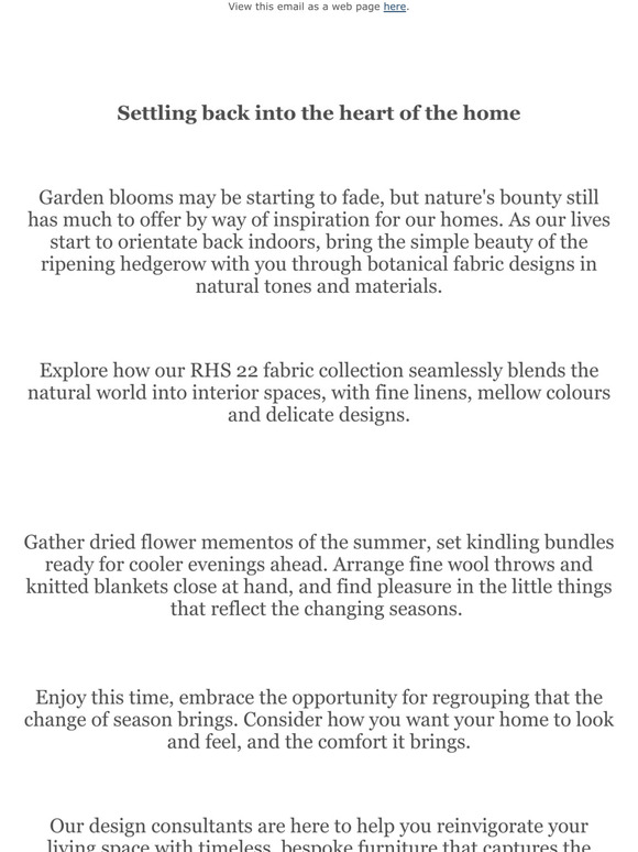 Sofas and Stuff Limited Settle down into the new season Milled