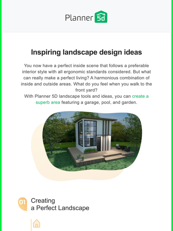 Planner5d WW: How to create a perfect front yard | Milled
