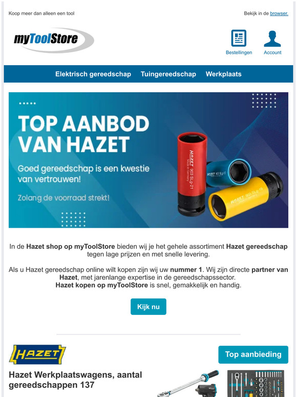 📢 Top aanbod van HAZET 🟦
