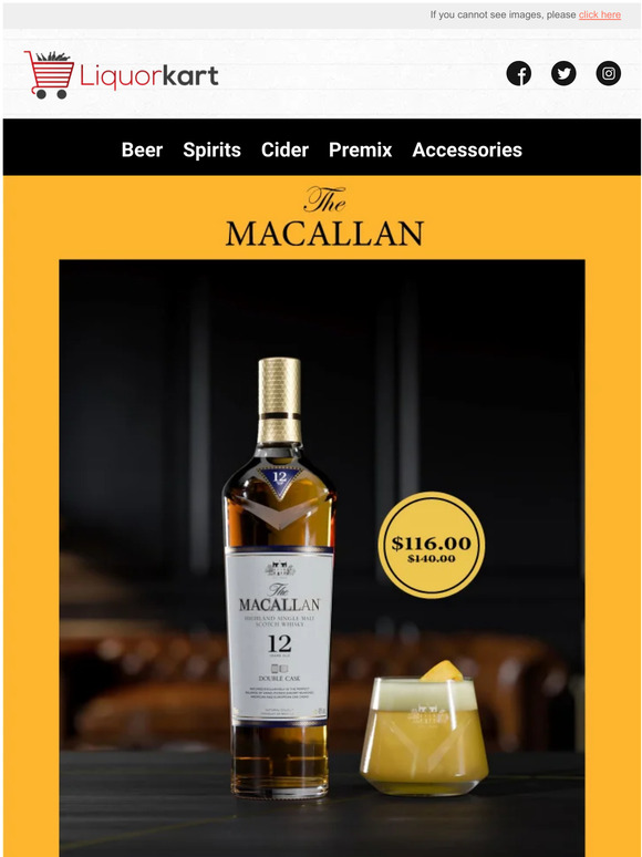 Liquorkart Australia 📢 17 Off 🥃 THE MACALLAN 12 YEAR OLD DOUBLE CASK