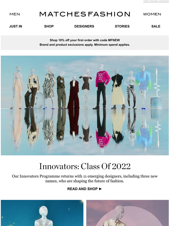 matchesfashion Introducing the 2022 Innovators Milled