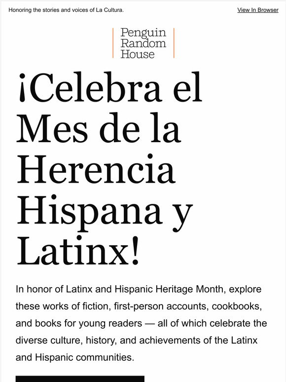 Penguin Random House: Celebrate Latinx and Hispanic Heritage Month ...
