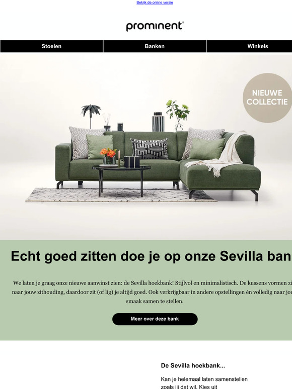 Dit is onze nieuwe Sevilla bank!