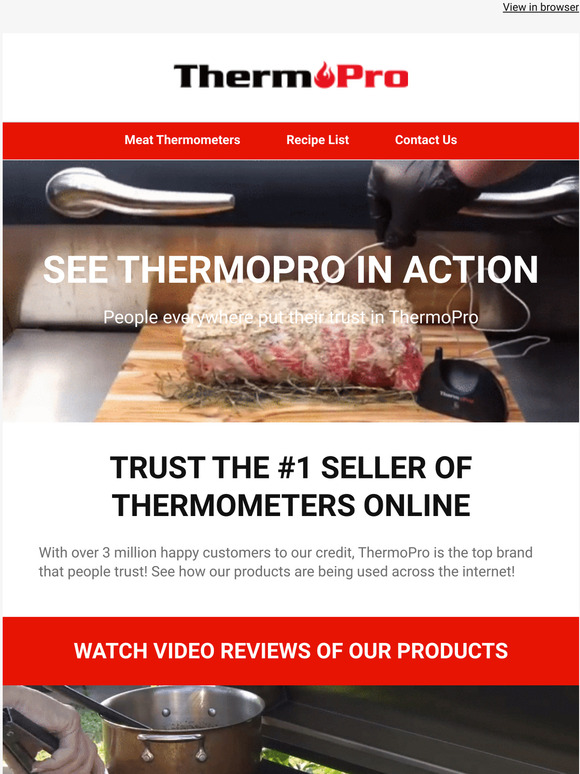 ThermoPro: See ThermoPro in action across the web | Milled