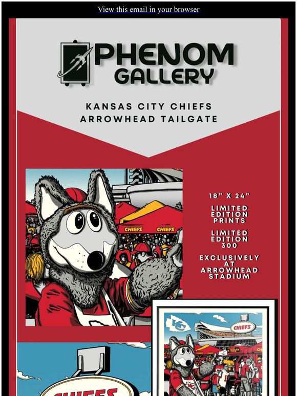 Kansas City Chiefs Arrowhead Tailgate 18x24 Serigraph – Phenom Gallery