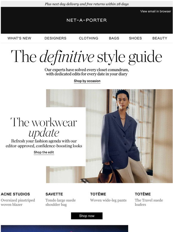 Net-A-Porter: Your definitive style guide for every occasion | Milled