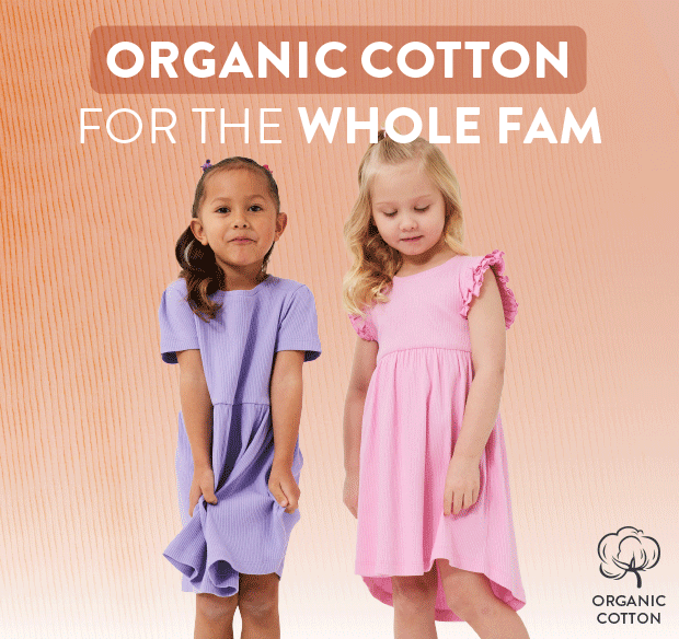 Best & Less Organic Cotton Styles for you and your family! Milled
