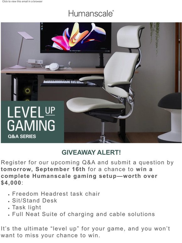 Giveaway Alert: Win a $4K Gaming Setup—Enter by Tomorrow!