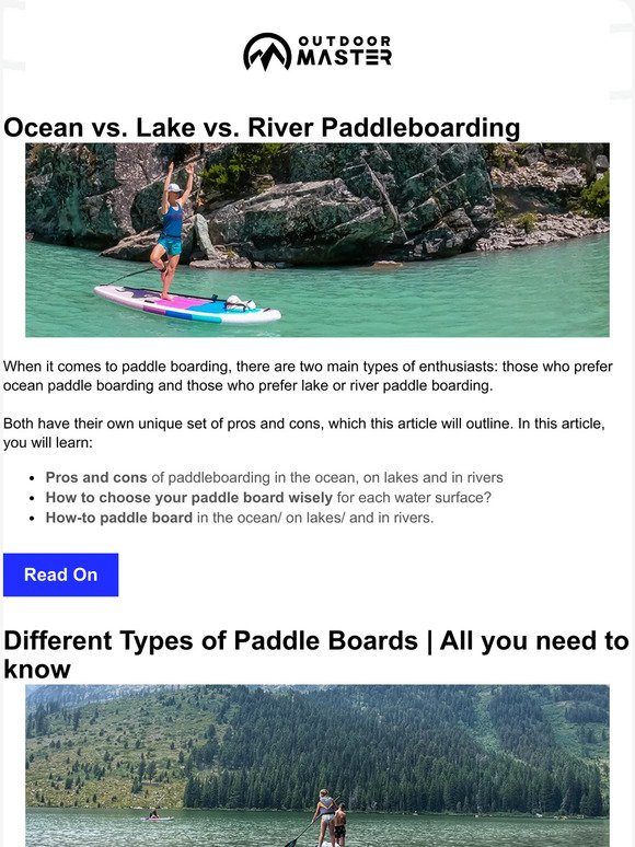 Paddleboarding: Ocean, Lake, or River? 🛥