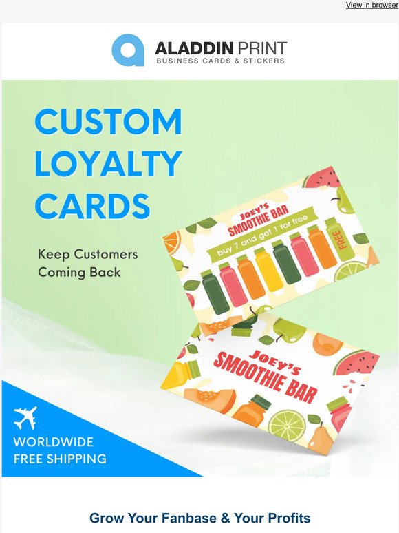 Keep Customers Coming Back with Loyalty Cards 🔙