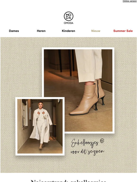 Omoda.be | Passie voor schoenen, sinds 1875: Omoda, Notre-V en Verton in de  Final Sale | Milled