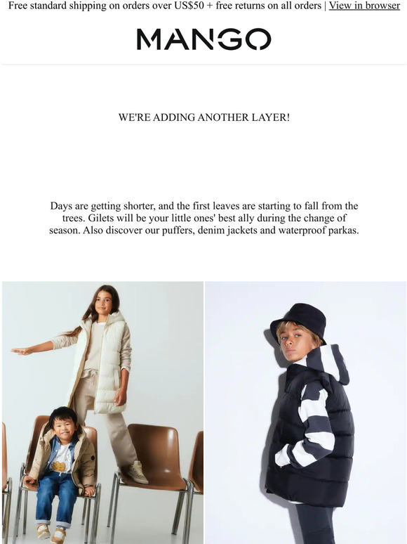 MANGO（マンゴ） Don't let fall take you by surprise 🍁 Milled