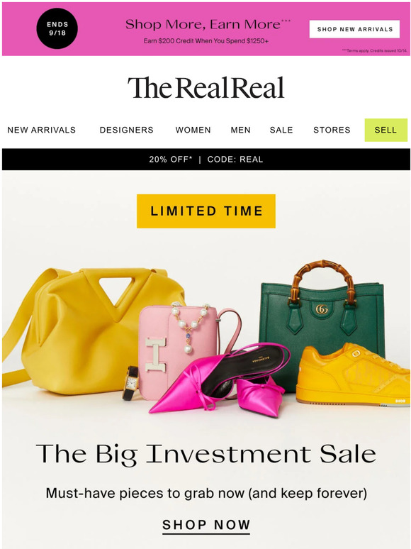 Handbag Happy Hour with The RealReal