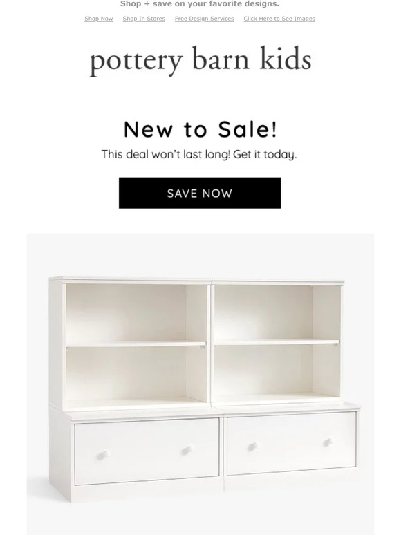 Pottery Barn Kids Great news! We just dropped prices Milled
