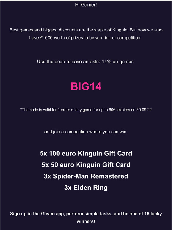 €1000 worth of prizes 🥵😍😲