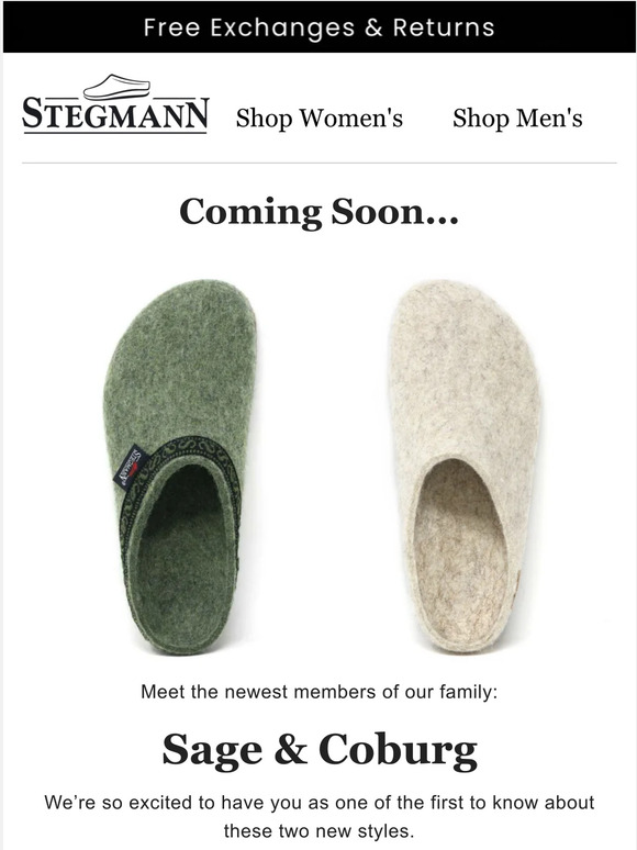 Stegmann Clogs We have something special planned for you… 🎉 Milled
