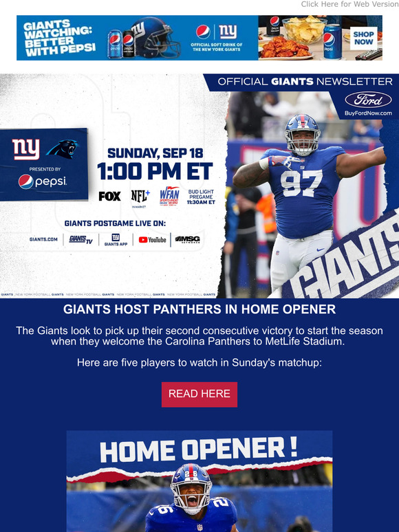 New York Giants Tickets, No Service Fees