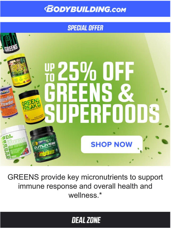 Bodybuilding uk It's EASY being GREEN! Milled