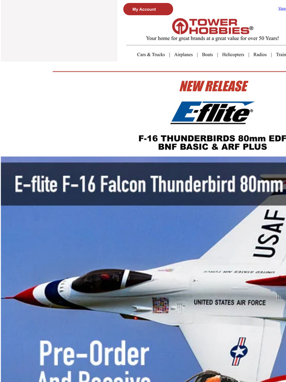 e flite f 16 80mm afterburner