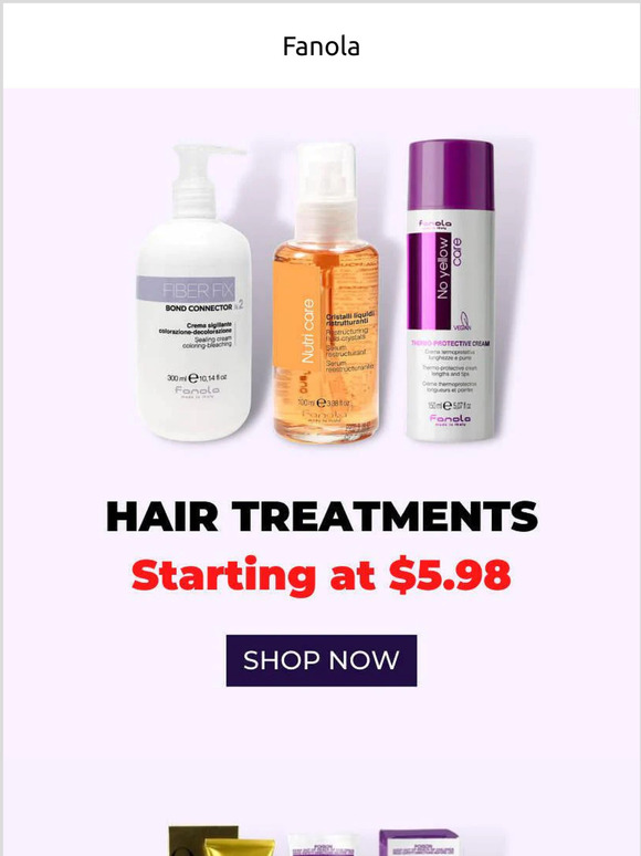 Hair Care SALE! Prices starting at $5.98. 🌈 Hair Color and Toners at $4.99.