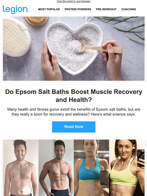 Legion Do Epsom salt baths boost recovery? Milled