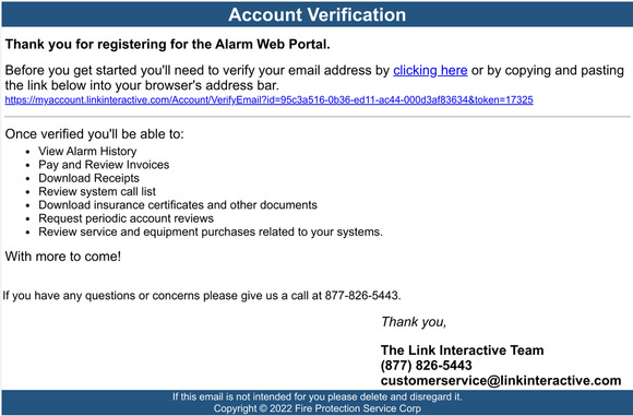 Web Portal Registration