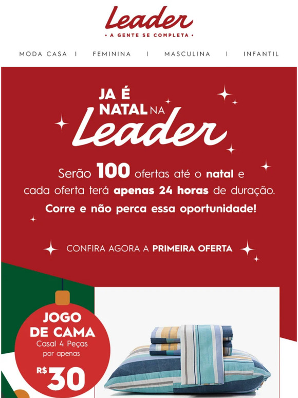 Serão 100 dias de promoção até o Natal!