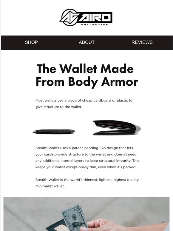 The Wallet Made From Body Armor
