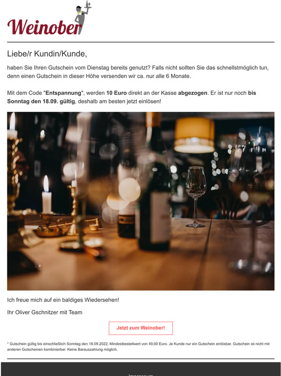 Noch nicht eingelöst? Ihr 10€ Gutschein verfällt bald! 🏃‍♂️