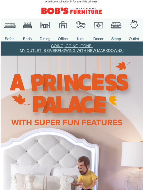 Bob's Discount Furniture Pictureperfect Madelyn bedroom Milled