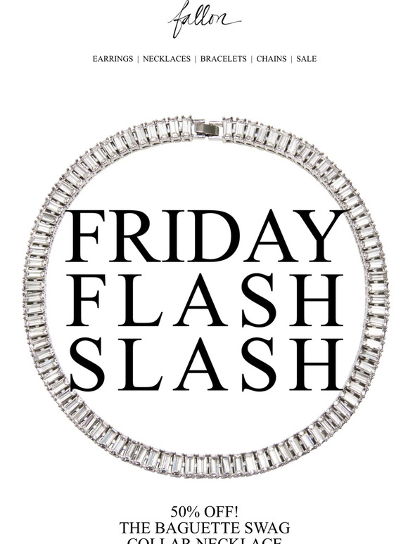 FRIDAY FLASH SLASH! 💎