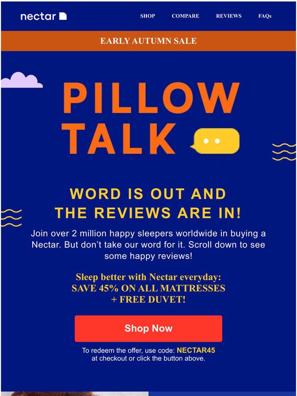 Nectar Sleep What is it like to sleep on a Nectar? (Hint ☁️☁️☁️) Milled